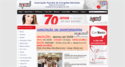 Desktop Screenshot of apcdararaquara.com.br